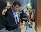 بازدید رئیس سازمان جهاد کشاورزی استان از غرفه مرکز تحقیقات و آموزش کشاورزی و منابع طبیعی استان کرمان