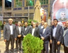گلباران مزار شهدا توسط معاون وزیر و همراهان
