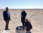 بازدید از پروژه بررسی اثر رسوب‌گذاری بر نفوذپذیری در ایستگاه‌های پخش سیلاب آب‌باریک بم و میمند شهربابک