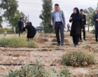 بازدید معاون اقتصادی استاندار سمنان از ایستگاه تحقیقات کشاورزی و منابع طبیعی شهرستان سمنان
