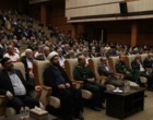 حضور رئیس مرکز آموزش عالی امام خمینی(ره) و همکاران در مراسم تجلیل از خانواده شهدا در البرز