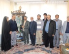 دیدار رئیس مرکز آموزش عالی امام خمینی(ره) با خانواده شهید مدافع حرم حیدر جلیلوند