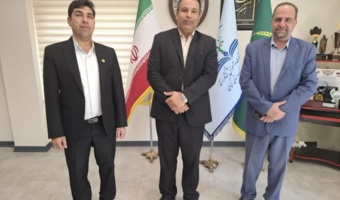 نشست مشترک مدیر شرکت پشتیبانی امور دام جنوب کرمان و سرپرست مرکز تحقیقات و آموزش کشاورزی جنوب کرمان