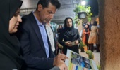 بازدید رئیس سازمان جهاد کشاورزی استان از غرفه مرکز تحقیقات و آموزش کشاورزی و منابع طبیعی استان کرمان