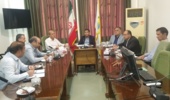 جلسه مشترک مرکز ملی تحقیقات شوری و موسسه اصلاح و تهیه نهال و بذر