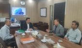 برگزاری دیدار معاون برنامه‌ریزی مرکز تحقیقات بوشهر با شهردار آبپخش