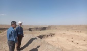 بازدید کارشناسان پژوهشکده از ایستگاه پخش سیلاب بر آبخوان معصومیه قم
