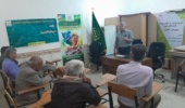 برگزاری نهمین کاروان ترویجی با محوریت;الگوی کشت محصولات زراعی با رویکرد تغییر اقلیم; در آغاجاری