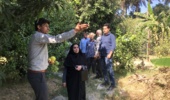 بازدید محقق معین مرکز جهاد کشاورزی نودژ از حوزه تحت پوشش