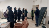 بازدید هنرجویان دختر رشته کشاورزی از دهکده فناوری و نوآوری شاهوار
