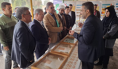 بازدید معاون وزیر و رئیس سازمان تحقیقات، آموزش و ترویج کشاورزی از نمایشگاه دستاوردها و یافتههای تحقیقاتی مرکز تحقیقات و آموزش کشاورزی جنوب کرمان