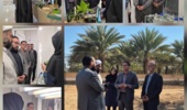 بازدید هیأت نظارت استانداری خوزستان از پژوهشکده خرما و میوه‌های گرمسیری