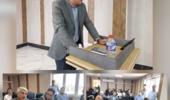 شرکت جعفرنژادی رئیس پژوهشکده خرما و میوههای گرمسیری در نشست هماندیشی الگوی کشت خوزستان با محوریت بهرهوری و حفظ منابع پایه