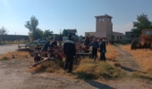 آمادهسازی ادوات و تجهیزات برای کشت ۱۸۰ هکتار گندم در ایستگاه تحقیقات کشاورزی میاندوآب