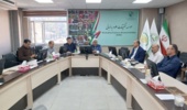 جلسه هماهنگی برای اقدامات هفته پدافند غیرعامل در مؤسسه تحقیقات علوم باغبانی