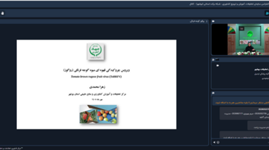 برگزاری سخنرانی علمی  مقابله با تهدیدات نوظهور در تولید گوجه‌فرنگی استان بوشهر