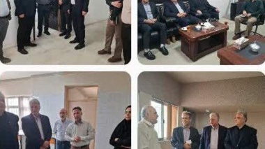 بازدید معاون توسعه مدیریت و منابع سازمان تات به همراه مدیر کل دفتر خدمات فنی و پشتیبانی سازمان