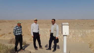 رسوب‌گذاری و نفوذپذیری خاک در ایستگاه پخش سیلاب قوشه دامغان