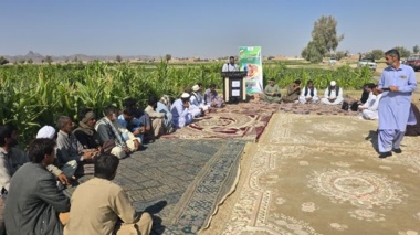 نهمین کاروان ترویج بهره وری الگوی کشت ملی محصولات زراعی با رویکرد تغییر اقلیم