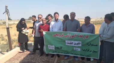 دوره آموزشی تغییر اقلیم بر الگوی کشت و تناوب زراعی