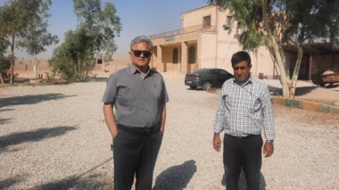 بازدید دکتر محسن سیلسپور، ریاست مرکز از ایستگاه تحقیقات آبخوان‌داری چنداب شهید هادی احمدی