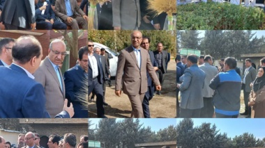بازدید استاندار کرمانشاه از ایستگاه تحقیقات کشاورزی و دامپروری مهرگان