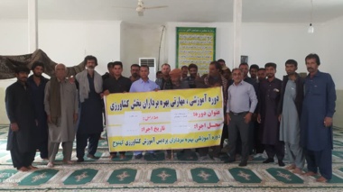 دوره آموزشی « سیستم کشت توأم گیاهان در نخلستان » در شهرستان کهنوج