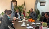 دیدار مدیر کل دفتر ترویج دانش و فناوری کشاورزی و هیات همراه با رئیس مرکز امام