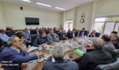 گزارش تصویری دیدار صمیمی رئیس سازمان تات با همکاران ایستگاه آلاروق اردبیل