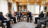 دیدار معاون وزیر جهاد کشاورزی دکتر گل محمدی و مشاور رئیس سازمان دکتر کاظم محمدپور با استاندار قزوین
