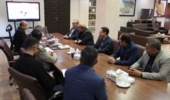 دیدار معاون وزیر جهاد کشاورزی و رئیس سازمان تات، مشاور معاون وزیر و سرپرست امور موسسات و مراکز ملی و استانی، با رئیس سازمان مدیریت و برنامهریزی استان قزوین