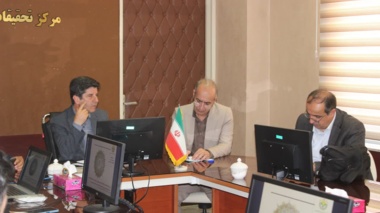 بازدید رئیس مؤسسه تحقیقات خاک و آب کشور از مرکز تحقیقات کشاورزی و منابع طبیعی همدان
