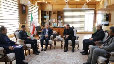 دیدار معاون وزیر جهاد کشاورزی دکتر گل محمدی و مشاور رئیس سازمان دکتر کاظم محمدپور با استاندار قزوین